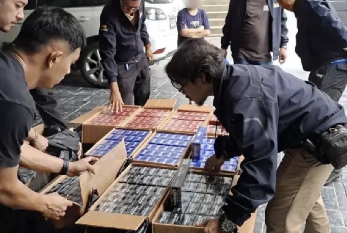 泰警突擊查緝走私酒菸 12處倉庫起獲逾8千件