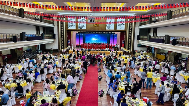 明月映鄉情   泰國台灣會館  中秋重陽敬老聯歡晚會熱鬧登場
