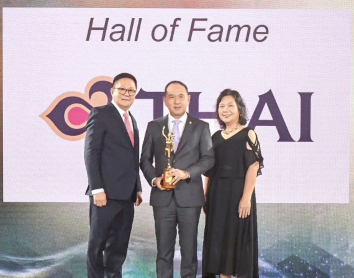 泰航奪Hall of Fame　連十年稱霸東南亞最佳航空