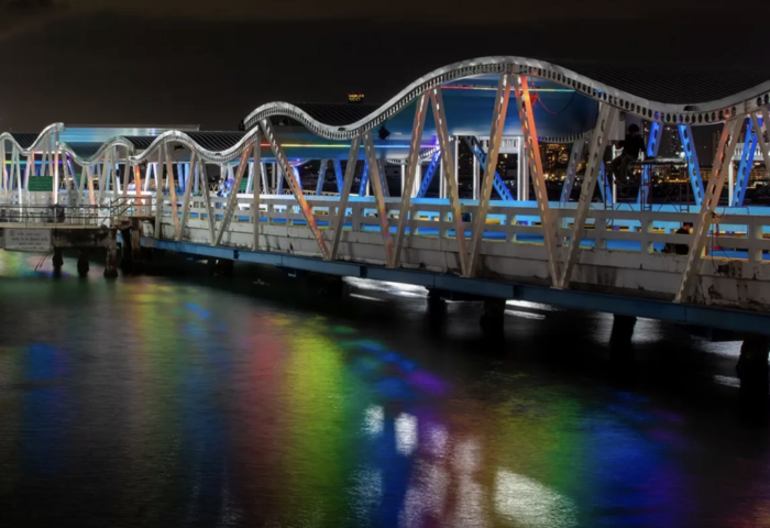 芭堤雅燈光啟用　碼頭夜景迎旺季