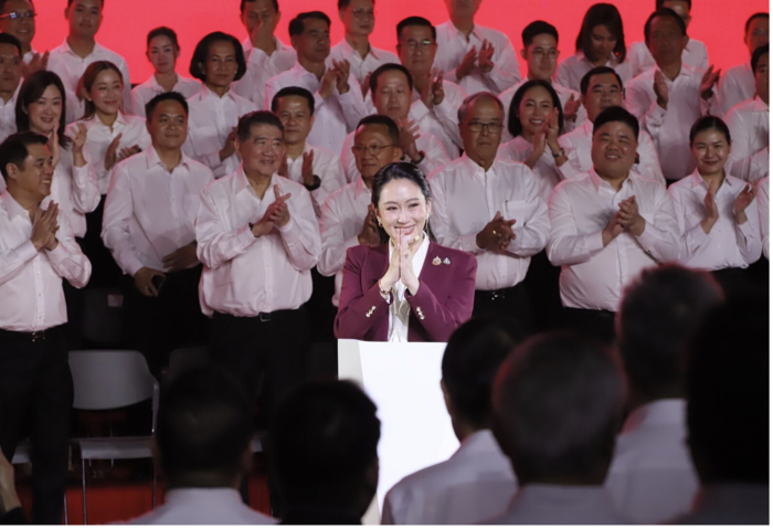為泰啟動整黨　貝通登台號召重振政黨
