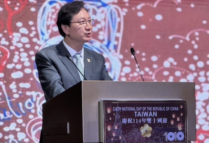 雙十國慶　新加坡代表童振源盼台星續合作並肩同行