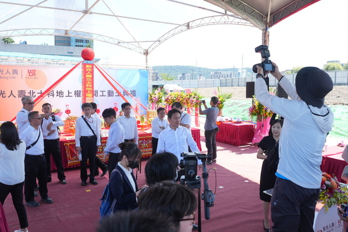 新壽T17、T18動土　林維俊：沒想從北市府拿一毛錢