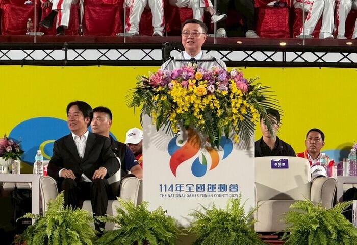 雲林全運會開幕萬人同歡  卓榮泰勉選手享受比賽