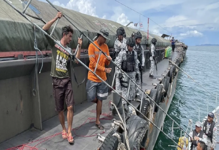 海軍嚴防走私　泰柬邊境加強巡檢