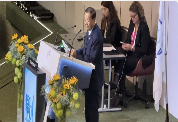 泰議長登IPU發言台　倡全球合作打擊跨境詐騙