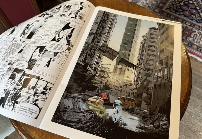 小吃、筊杯作題材　台灣漫畫家作品登比利時漫畫誌