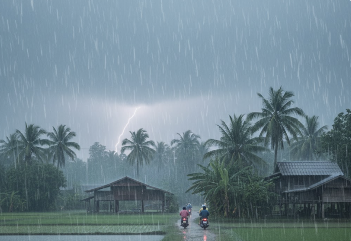 南部暴雨持續　氣象局示警海浪與積水風險