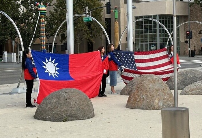 矽谷聖荷西市升中華民國國旗  訂10/25為台灣日