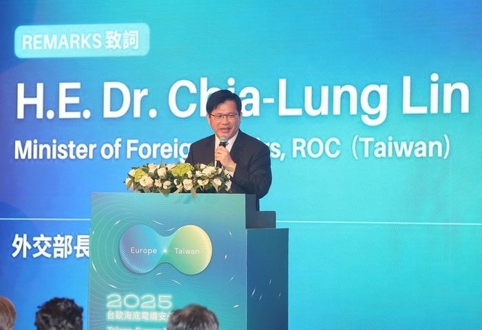 林佳龍提國際海纜風險管理倡議　盼資訊共享強化技術