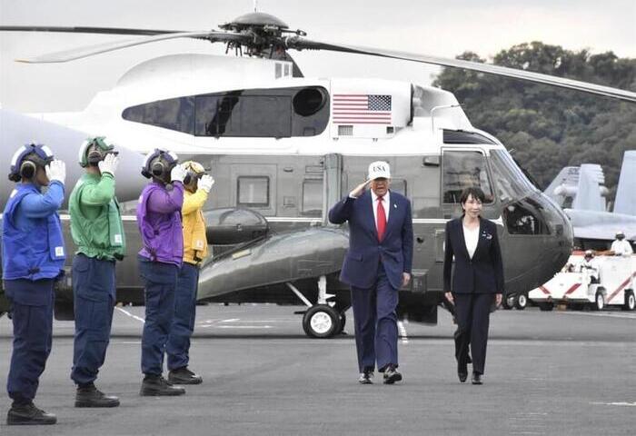 高市早苗打出外交首勝  與川普登美軍艦影片掀熱議