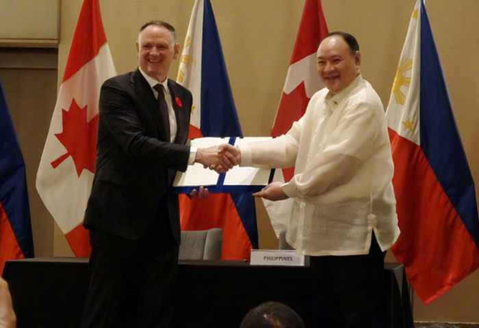 菲律賓加強南海抗中　與加拿大簽署軍隊互訪協定