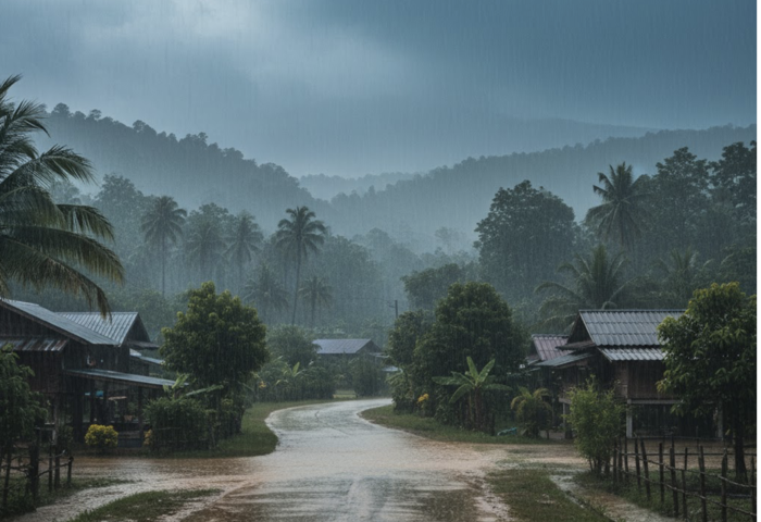泰國迎早冬氣候轉變　北部雷雨南部豪雨頻仍