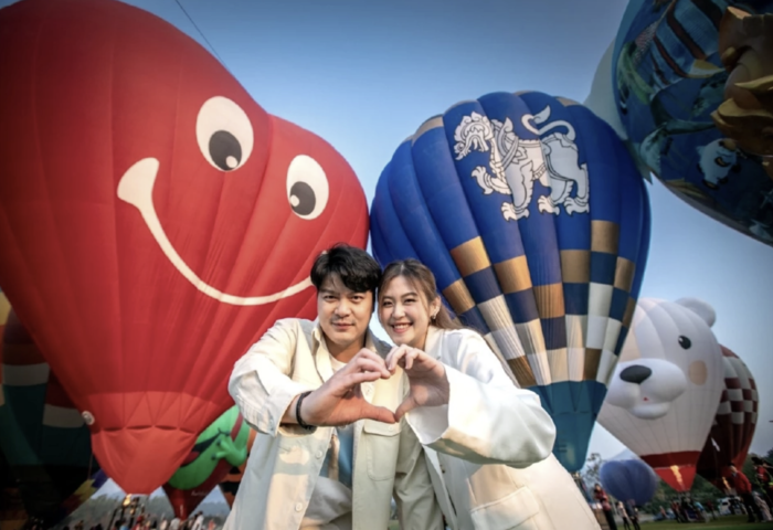 熱氣球照亮清萊　觀光經濟持續升空