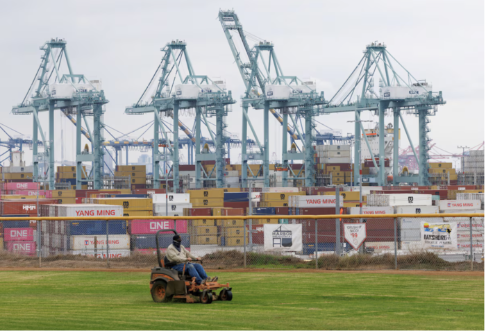 美國貨櫃進口減緩　關稅政策影響顯現