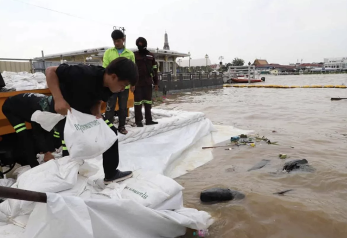 湄南水位升高　曼谷拉警報防洪