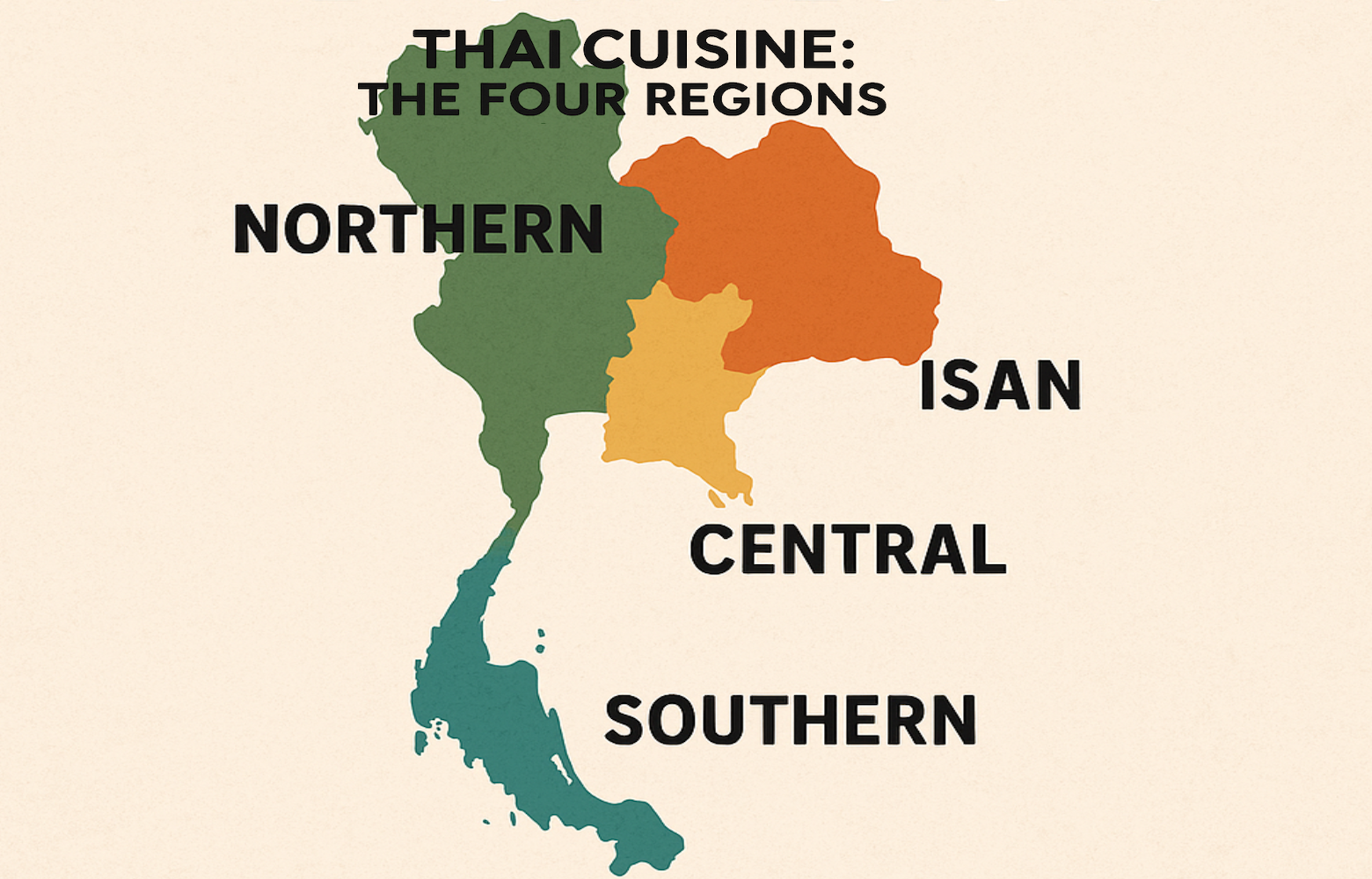 漫嚐泰風味｜四方之味：泰國菜的南北東西