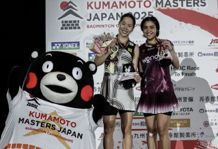 梅伊再登頂　勇奪熊本大師