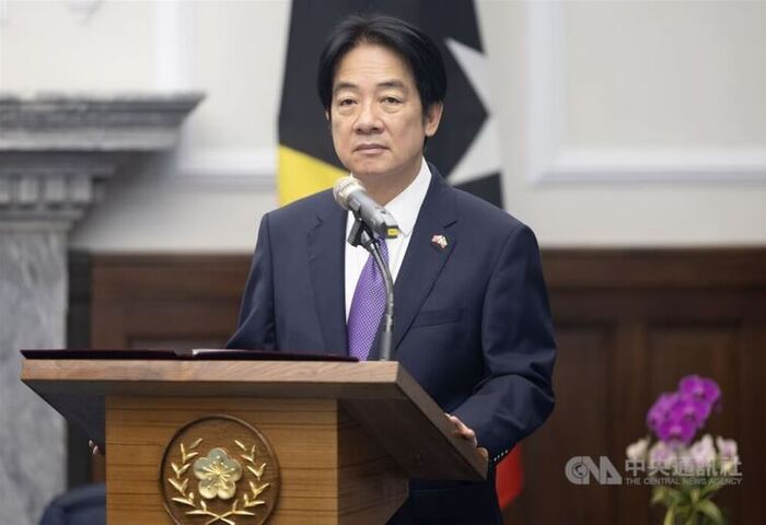 回應韓國瑜　賴總統：砍斷桌腳的是中國、不是台灣