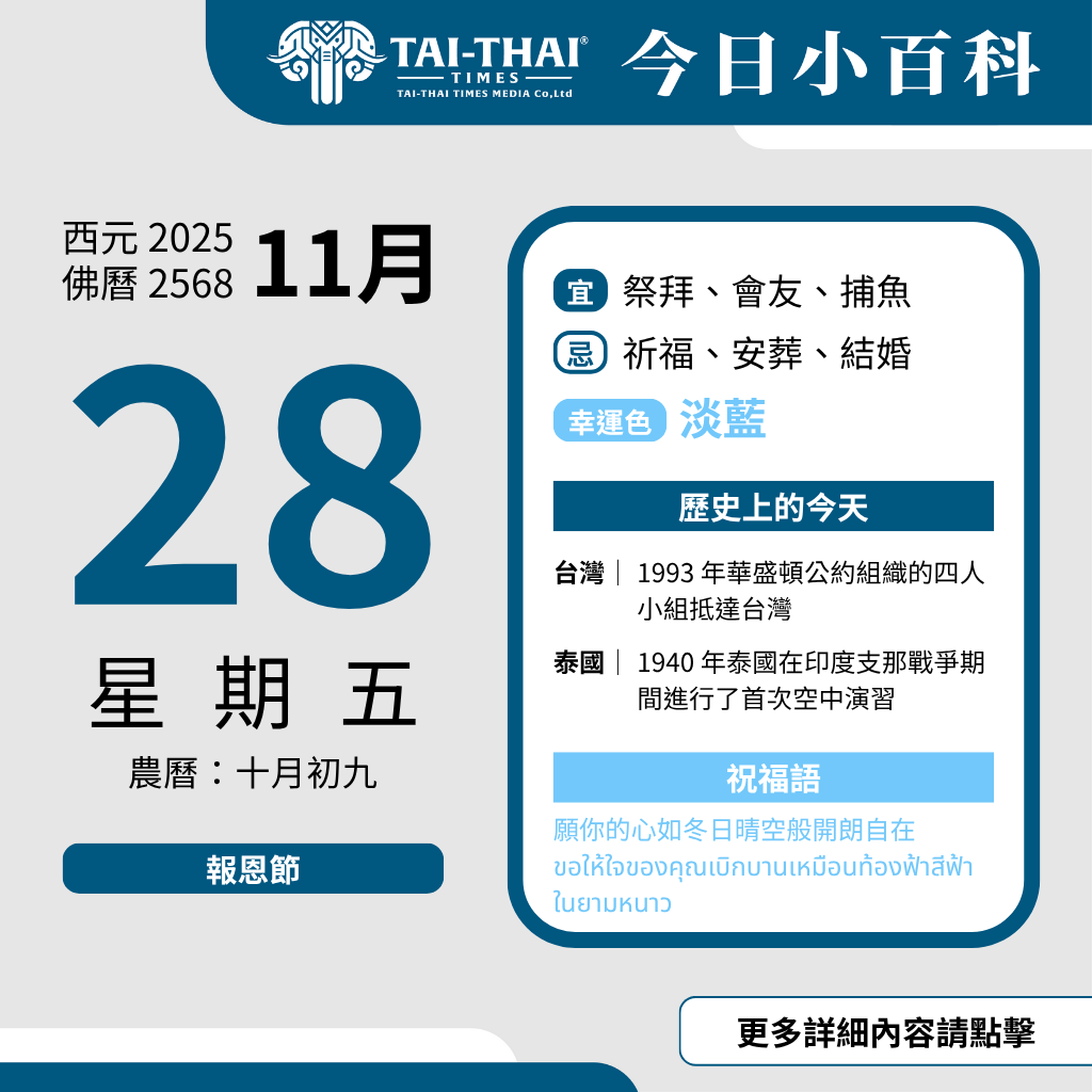 西元 2025 年 11 月 28 日（星期五）
