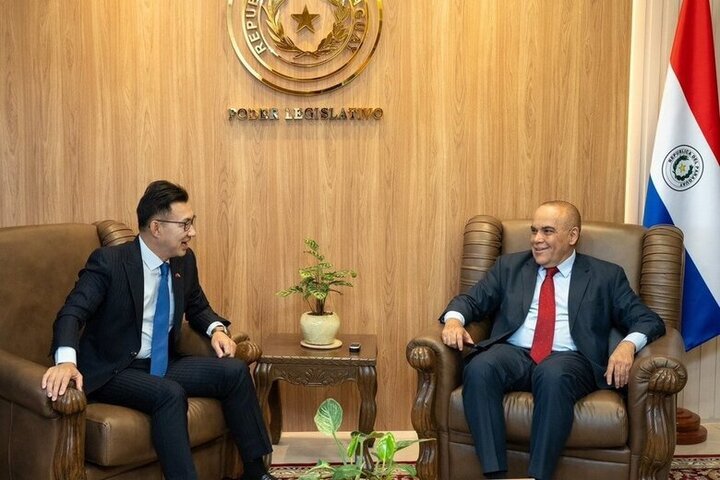 拜會巴拉圭參院議長　江啟臣：台巴邦誼情同家人