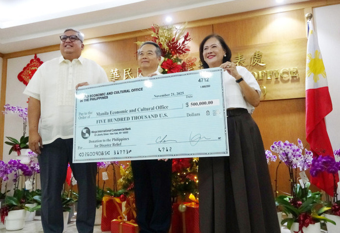 接連颱風重創菲律賓　台灣捐50萬美元助重建