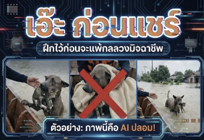 AI影像再起　泰國警示假圖誘詐