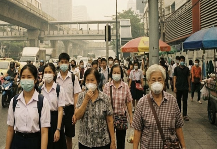 曼谷霾害升溫　拉拋廊等區 PM2.5 居高不下