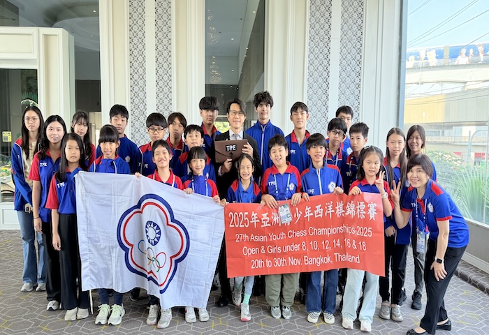 台灣棋隊亮相曼谷  以棋會友連結國際