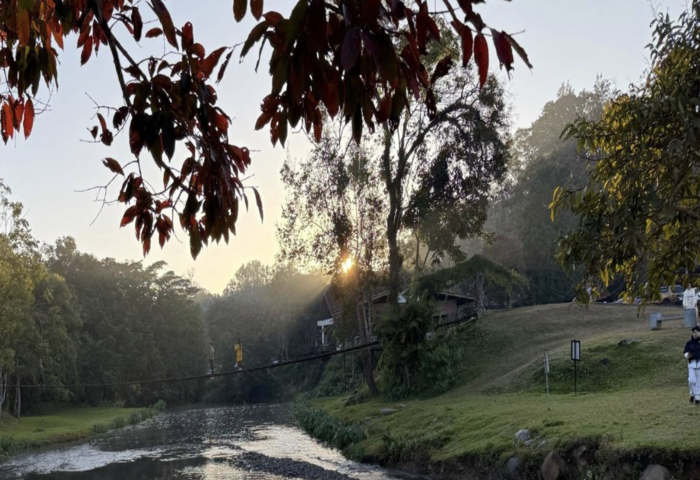 泰北早晨仍寒冷　上層氣流轉弱致霧霾增多