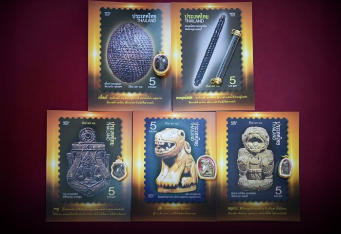 泰國郵政推出創新郵票　百年五大聖物化身全民新年收藏