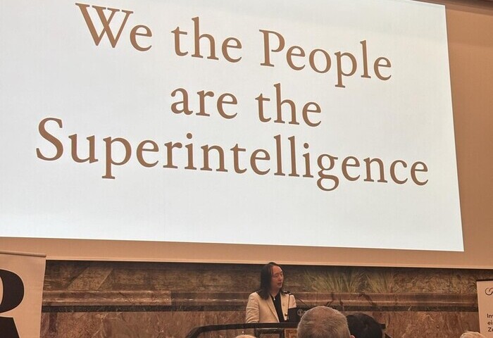 唐鳳蘇黎世大學演講：人民思考總和即是超級智慧