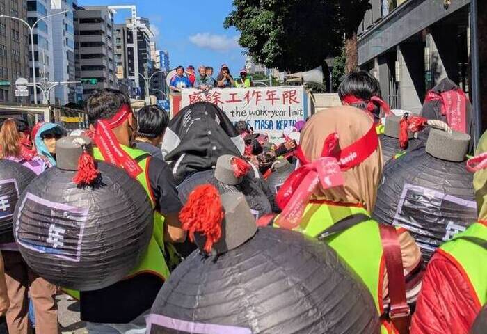 移工遊行籲廢藍領工作年限　嘆保鮮期到就遭棄