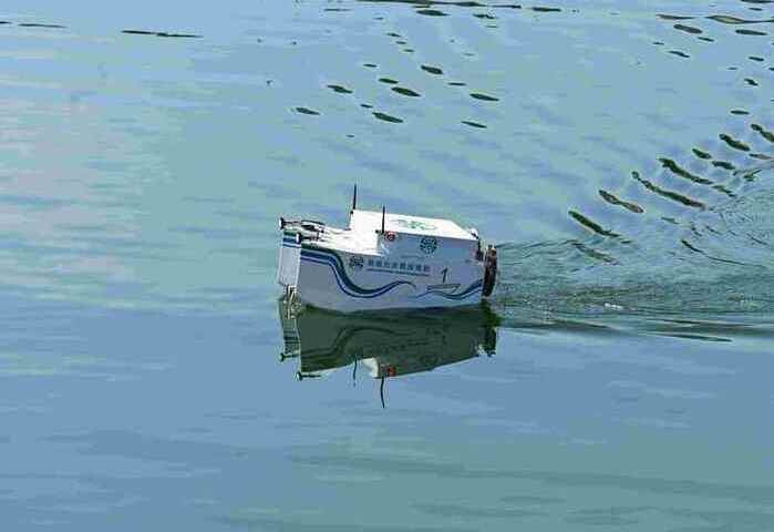 台水智能遙控船進駐鳥嘴潭人工湖　提升水質監測