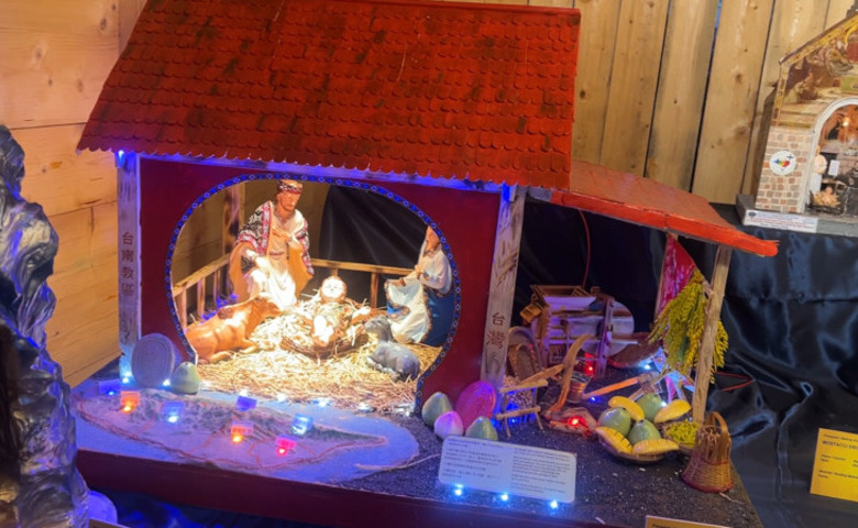 梵蒂岡百大馬槽展開幕　台灣走農舍風展現各地特色