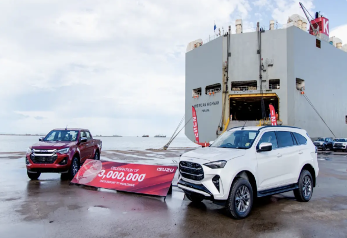 泰廠出口創新里程　Isuzu累計外銷突破300萬輛