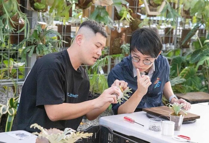 高雄跨局處助攻　青創園藝品牌登新加坡亞洲水族園藝展
