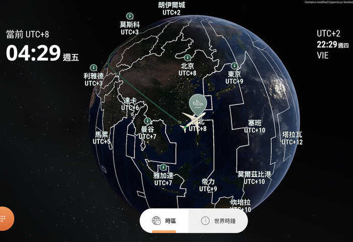 長榮航飛行地圖升級 增城市旅遊景點