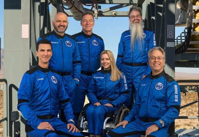 德國女工程師藍源升空　首位輪椅使用者太空之旅