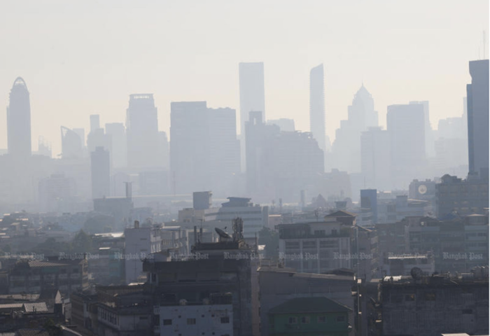 曼谷空氣轉差　巴吞旺區PM2.5超標