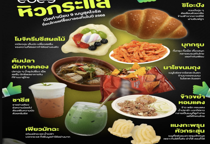 FOMO飲食潮席捲泰國　2025年9大爆紅美食全盤點