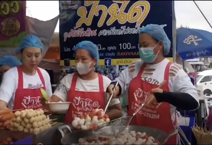 新年連假帶動人潮　武里喃炭烤肉丸銷量翻倍