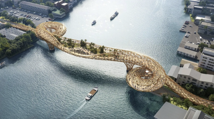 昭披耶河建人行橋 串聯曼谷過去未來