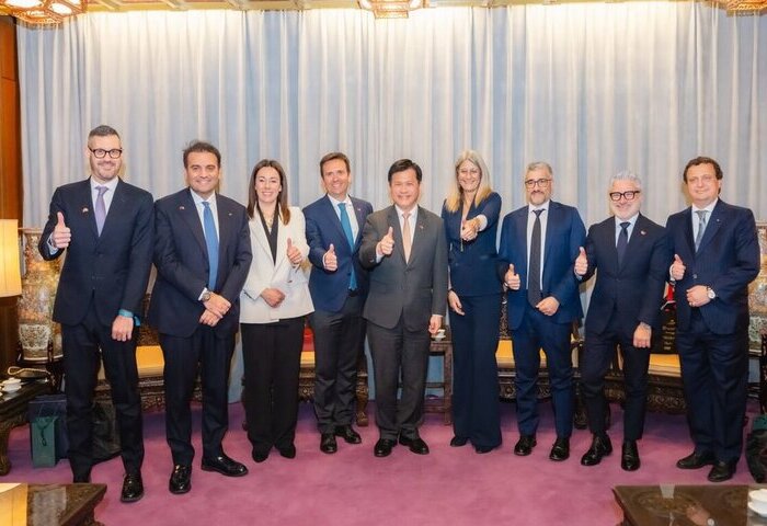 義大利國會議員團訪台　展現跨黨派對台支持