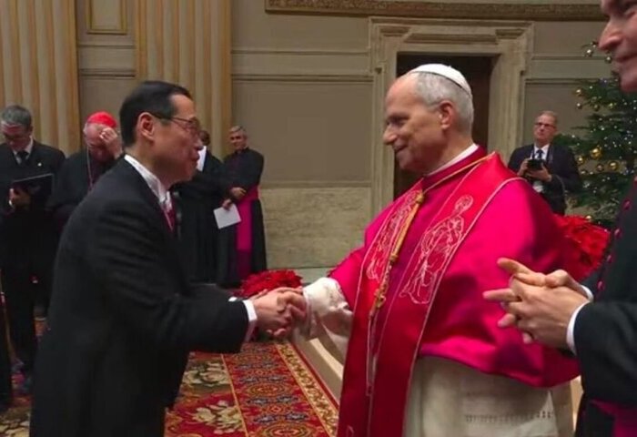 教宗接見外交團關切東亞緊張　賀忠義轉達賴總統問候