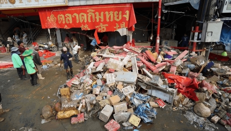 洪災退水滿月仍未復甦　合艾經濟重創逾千億