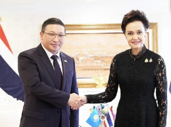 蘇帕吉會晤哈薩克大使　推動泰國商品進軍中亞