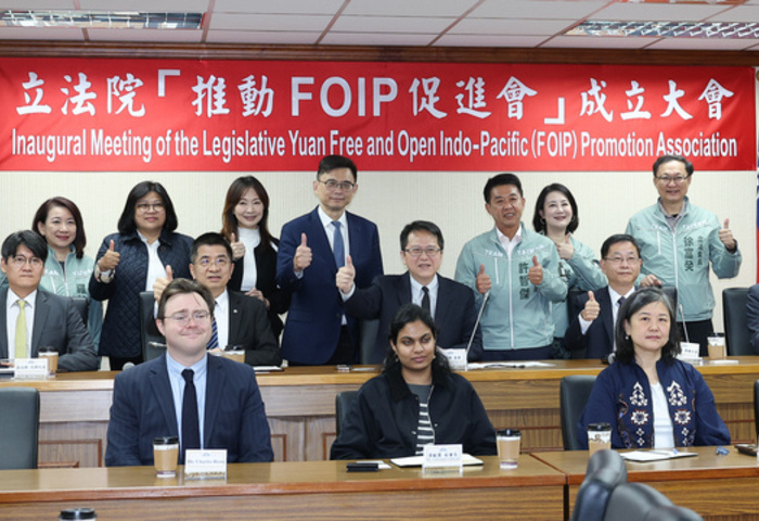 立院成立推動FOIP促進會　加強印太各國合作