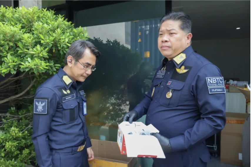 泰國掃蕩非法監控設備　查扣 10 萬套攝影機與 2 萬張 SIM 卡