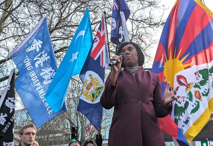 中國巨型使館建案抗議集會　英保守黨黨魁籲力抗北京